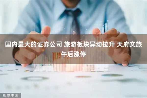 国内最大的证券公司 旅游板块异动拉升 天府文旅午后涨停