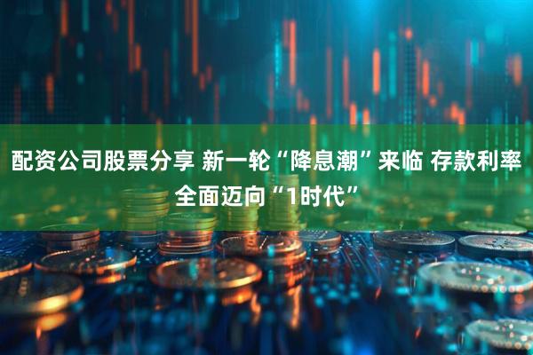 配资公司股票分享 新一轮“降息潮”来临 存款利率全面迈向“1时代”