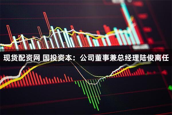 现货配资网 国投资本：公司董事兼总经理陆俊离任